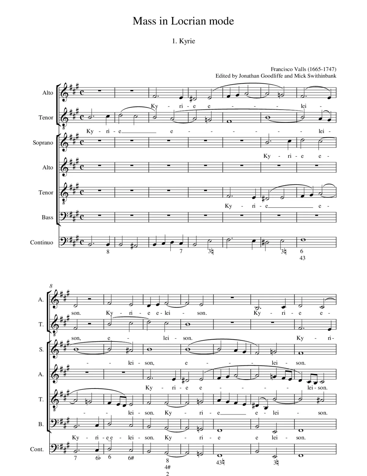 Mass in Locrian mode - Page 1