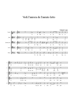 Vedi l'aurora de l'aurato letto