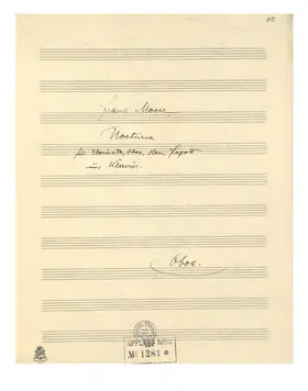 2 Pieces for Piano and Wind Quartet