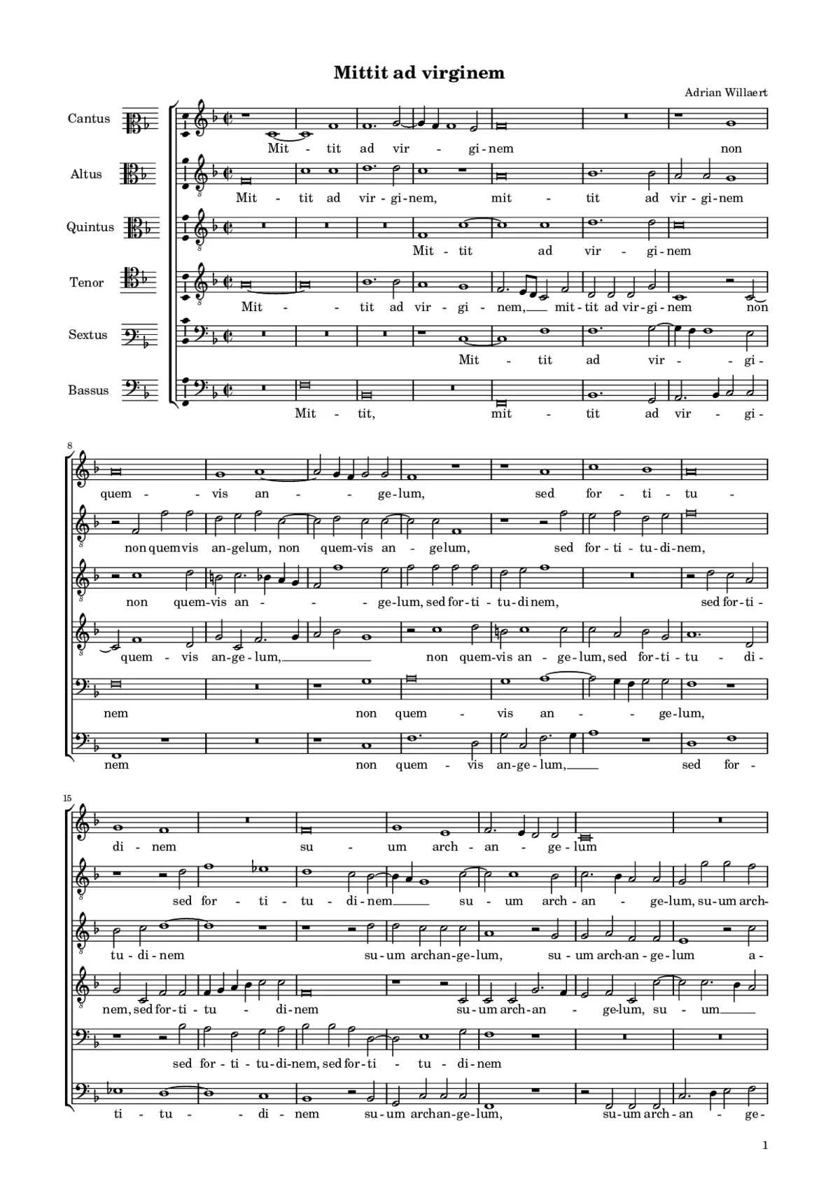 Mittit ad virginem - Page 1