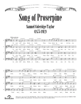 Song of Proserpine