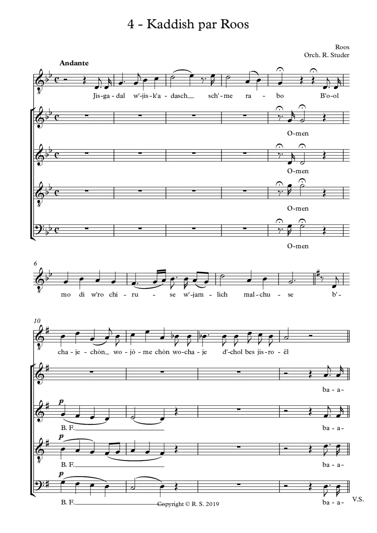 Kaddish - Page 1