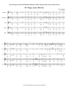 Virgo, cujus dilectus