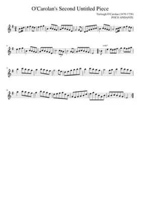 O'Carolan's Second Untitled Piece