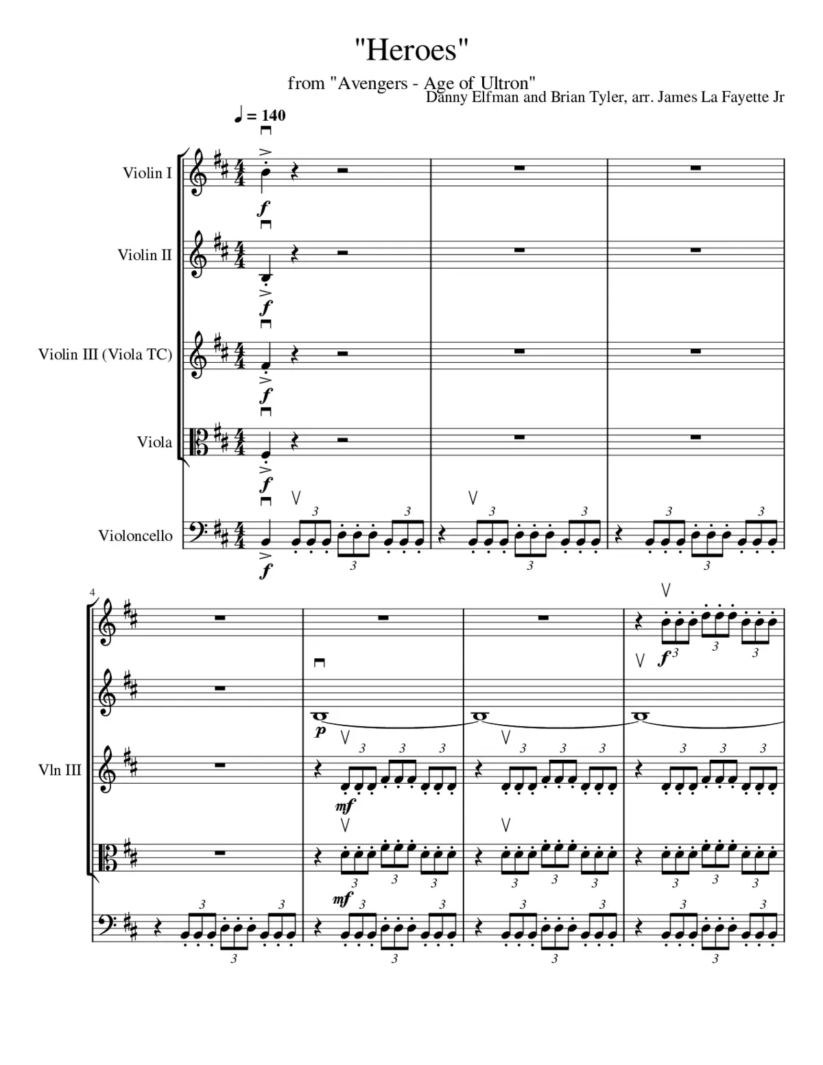 The Avengers Main Theme - Page 1