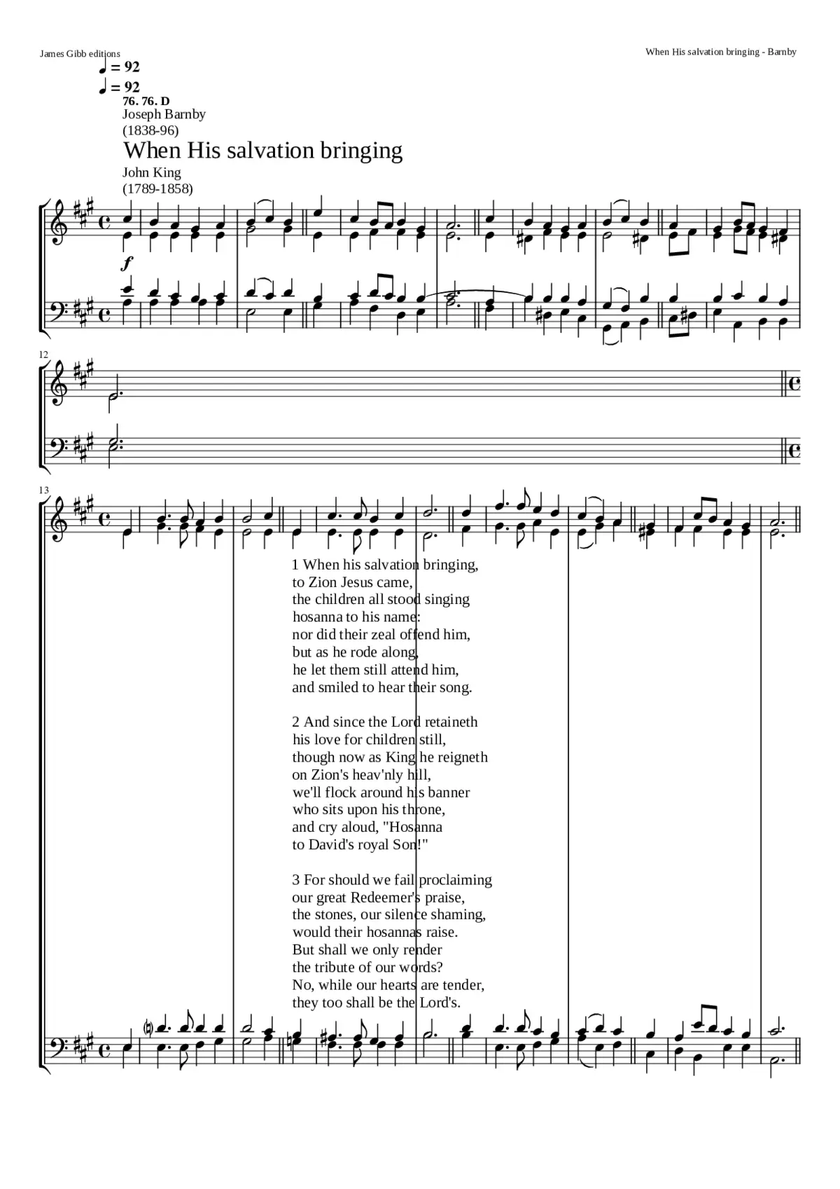 When His salvation bringing - Page 1