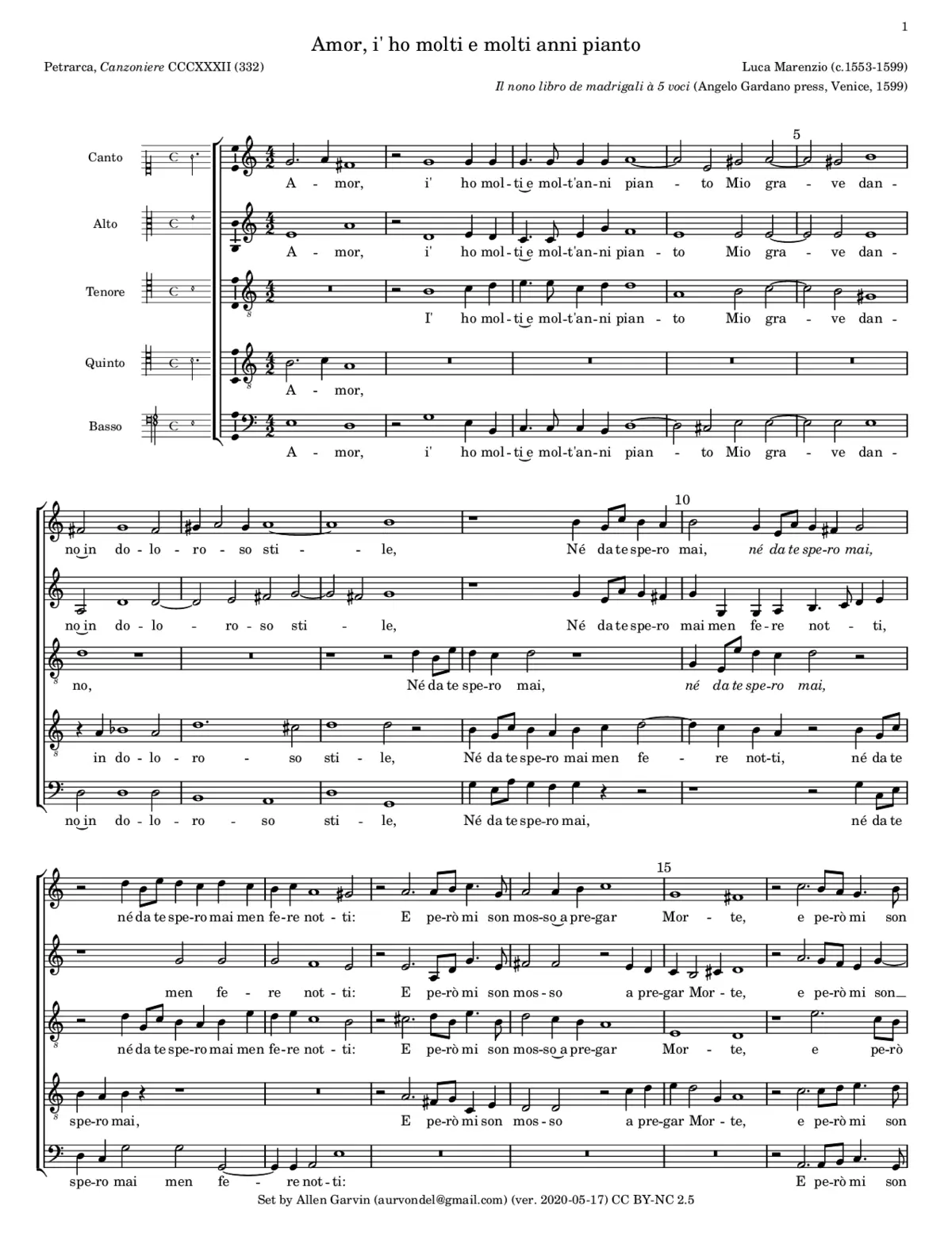 Amor i hò molti - Page 1