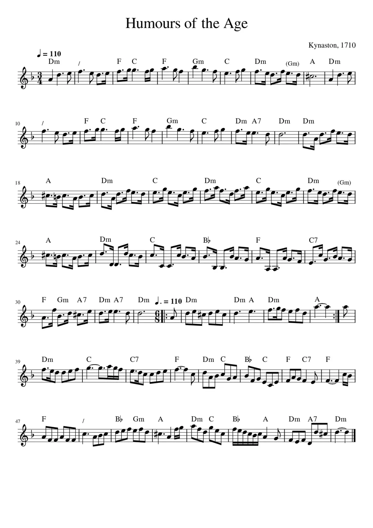 Humours of the Age - Page 1