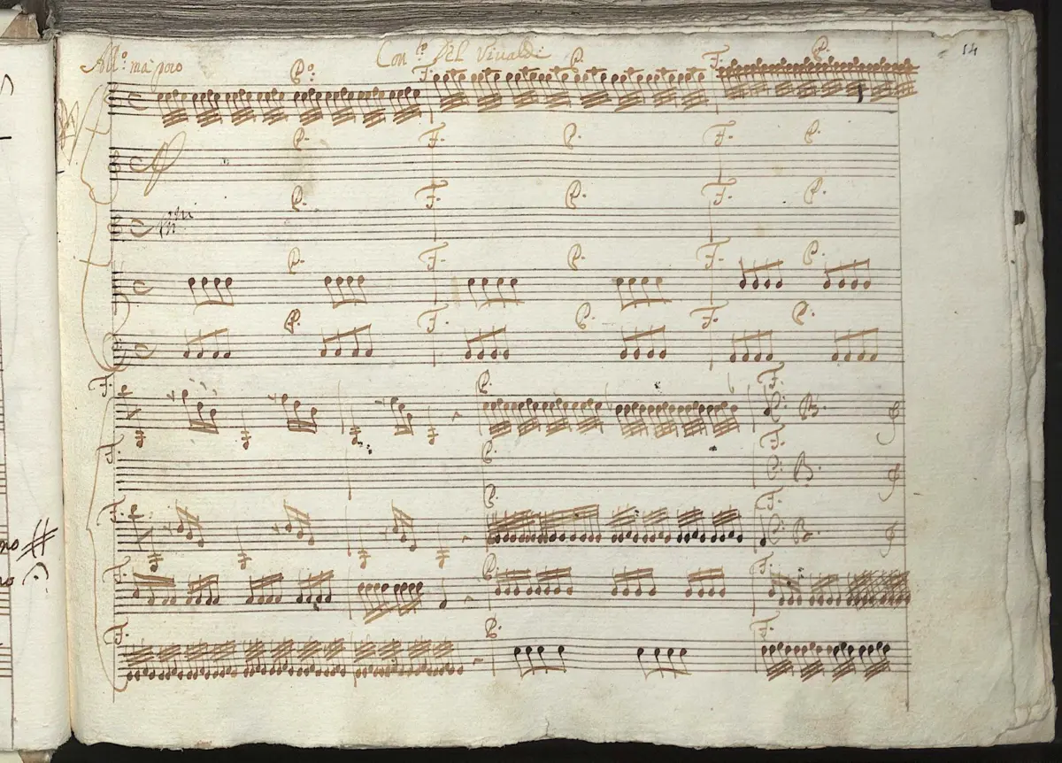 Violin Concerto in C major - Page 1