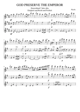 Streichquartett Op. 76 No. 3 in C Major (Emperor/Kaiserquartett)