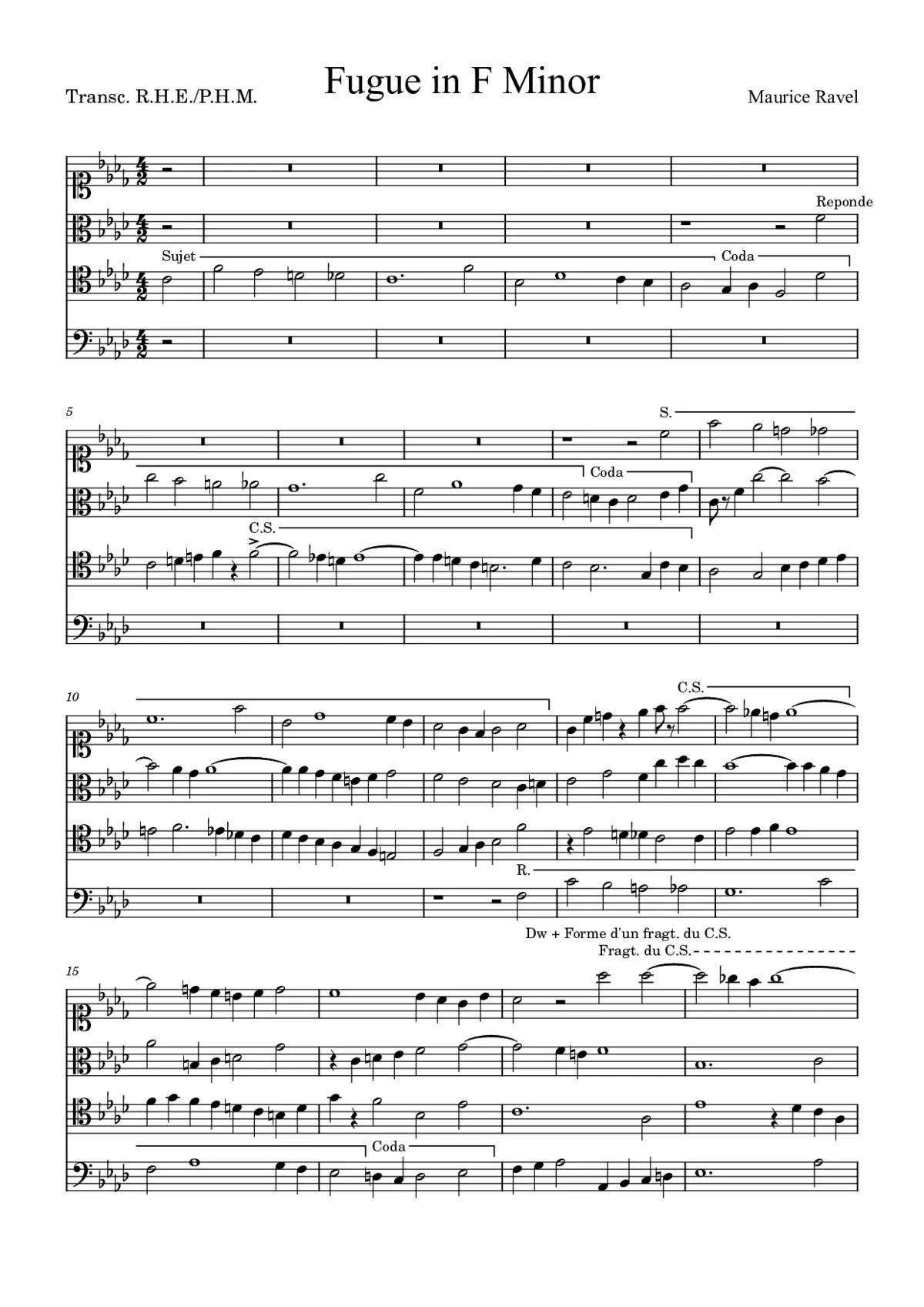 Fugue - Page 1