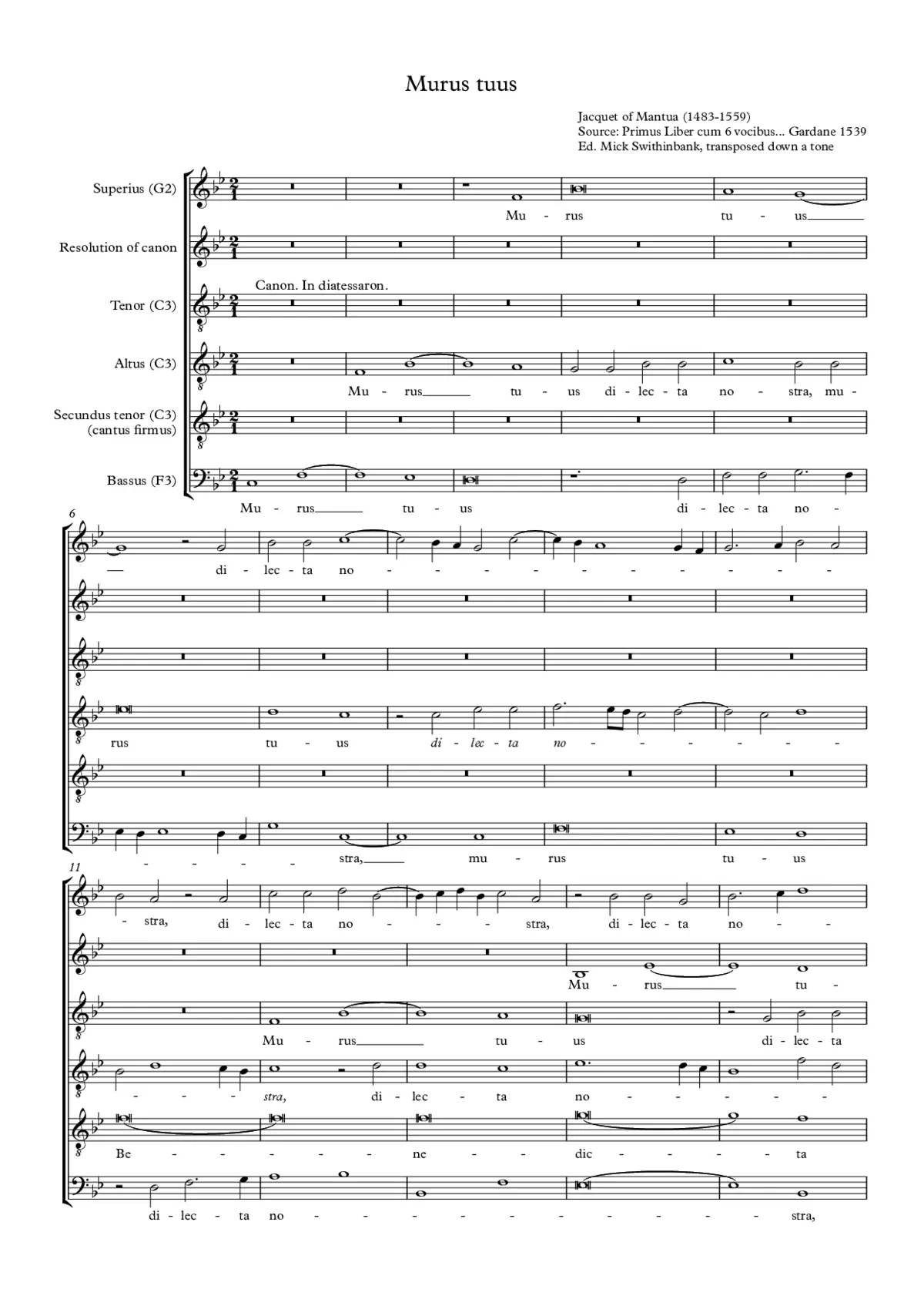 Murus tuus - Page 1