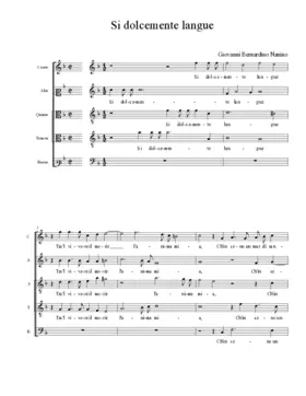 Si dolcemente langue