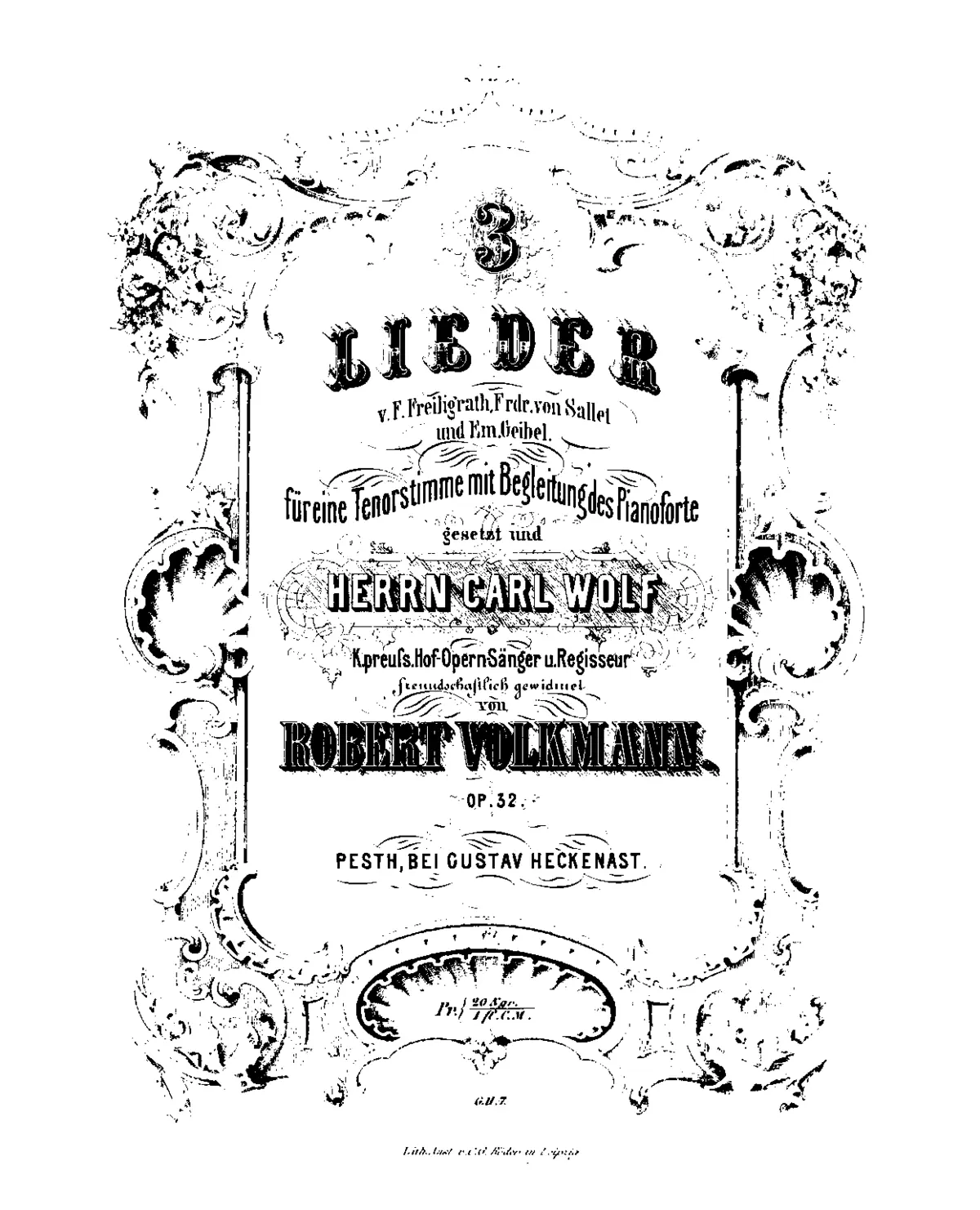 3 Lieder - Page 1