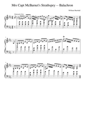 Mrs Capt McBarnet's Strathspey -- Balachron