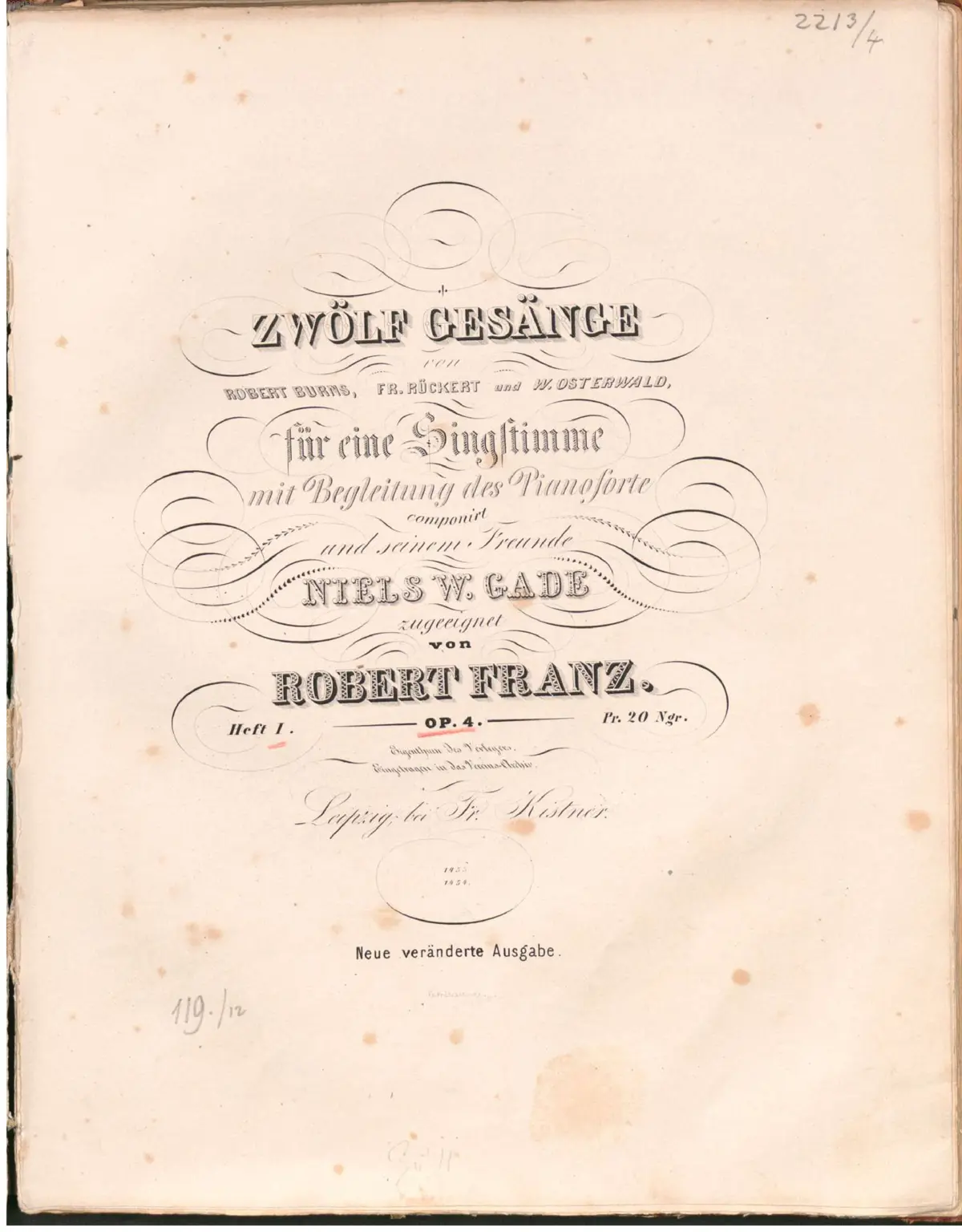 12 Gesänge - Page 1