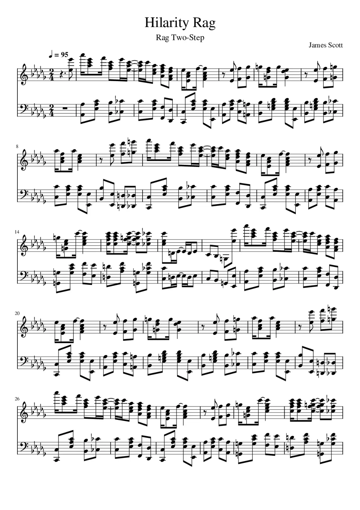 Hilarity Rag - Page 1