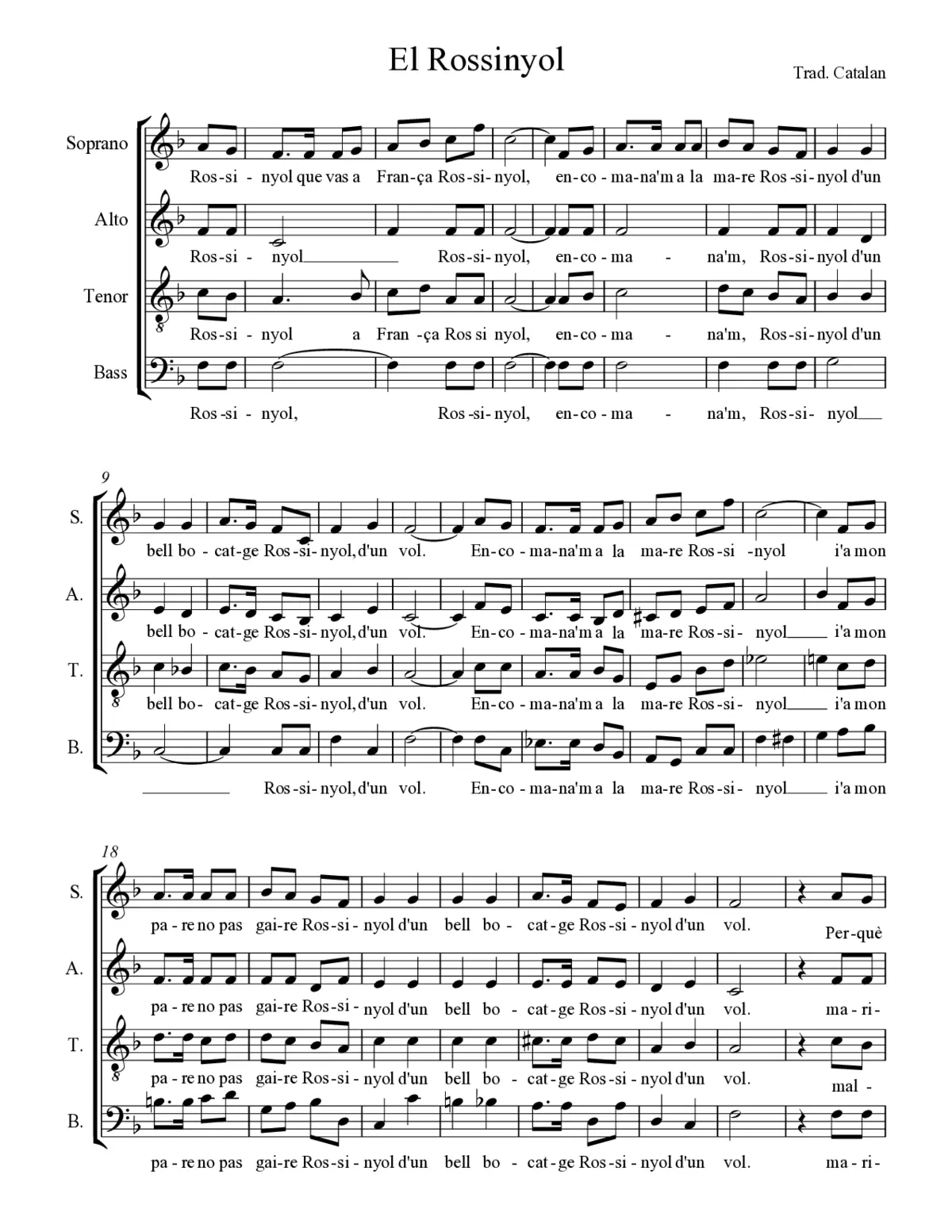 El Rossinyol - Page 1