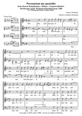 Peccantem me quotidie