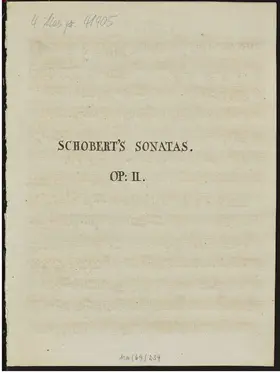 Deux Sonates pour le Clavecin avec accompagnement de Violon