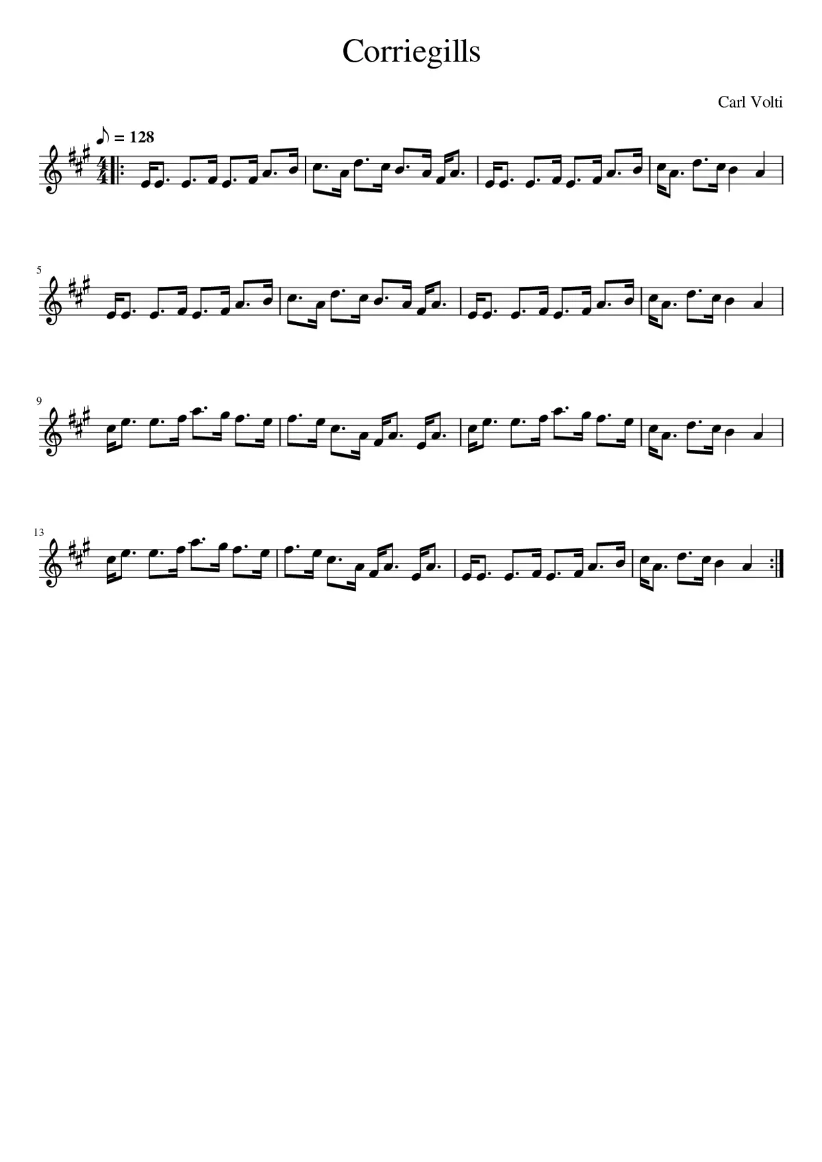 CORRIEGILLS - Page 1