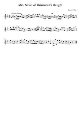 Mrs. Small of Dirnanean's Delight