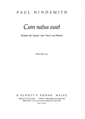 Cum natus esset