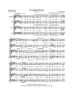 Evening Hymn, Op. 54, No. 6