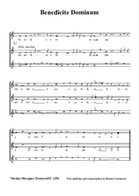 Benedicite Dominum