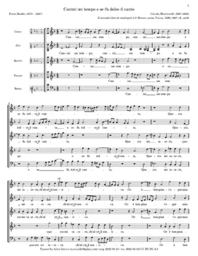 Cantai un tempo e se fu dolce il canto