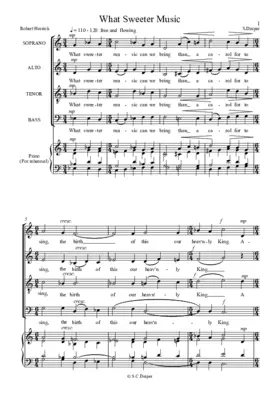 What sweeter music