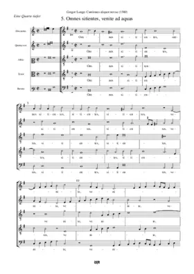 Omnes sitientes, venite ad aquas