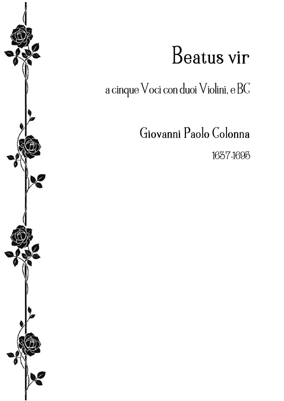 Beatus vir a 5 - Page 1