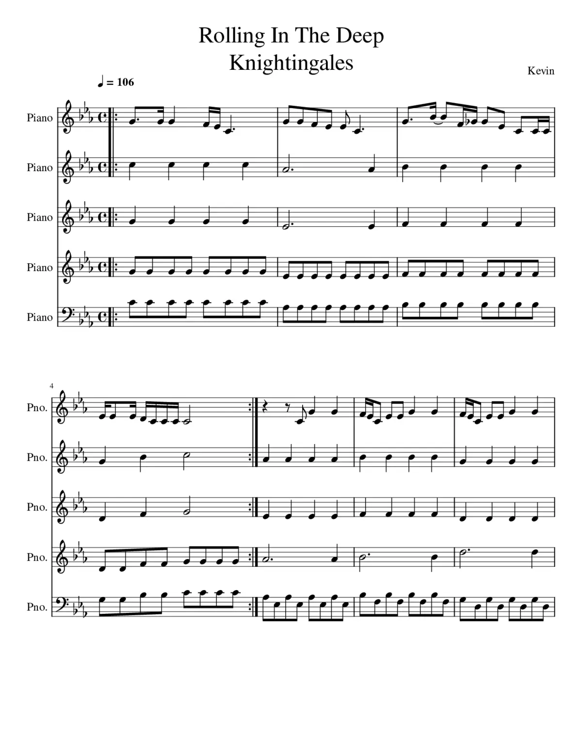 rolling in the deep - Page 1