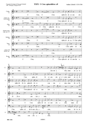 O Crux splendidior a 8