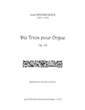 10 Trios for organ (in 2 volumes)