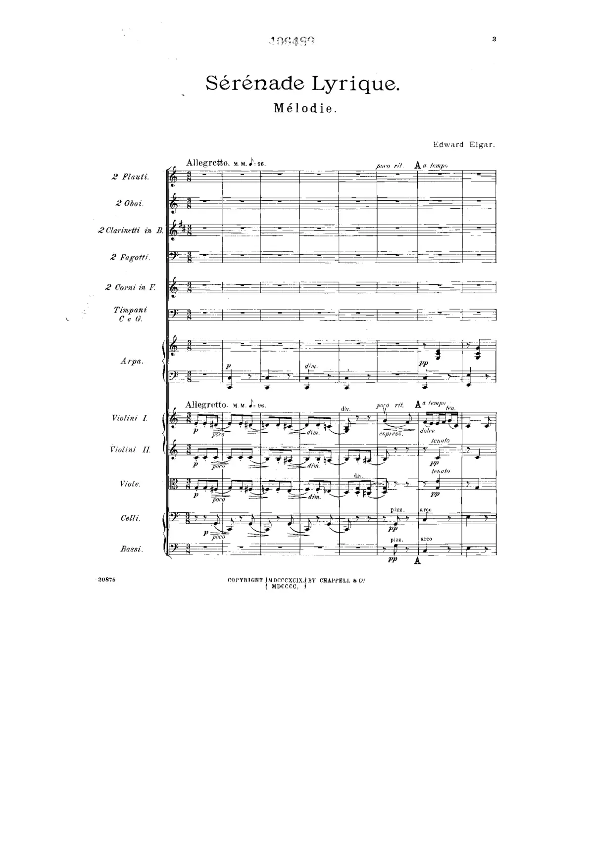 Sérénade lyrique - Page 1