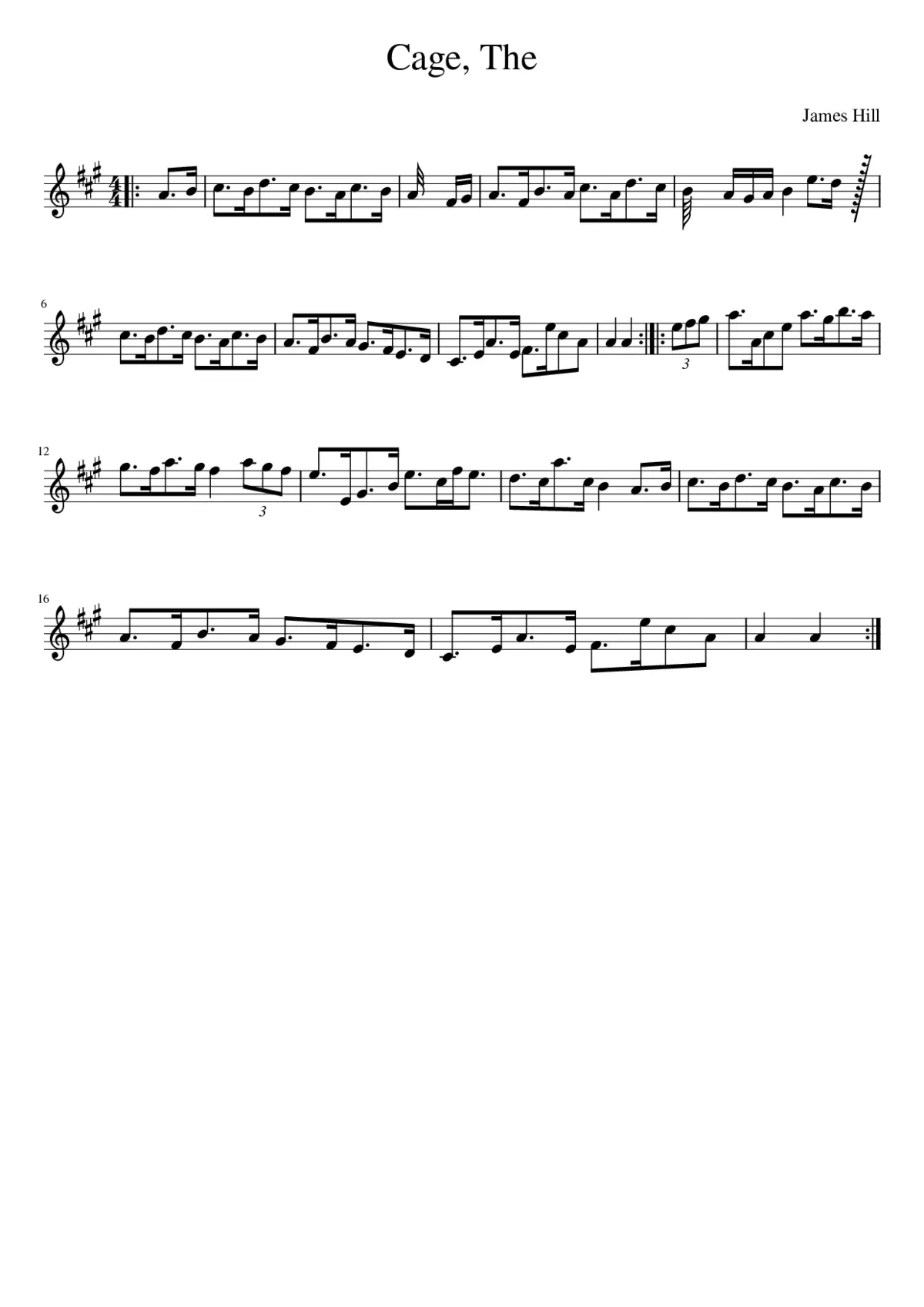 The Cage - Page 1