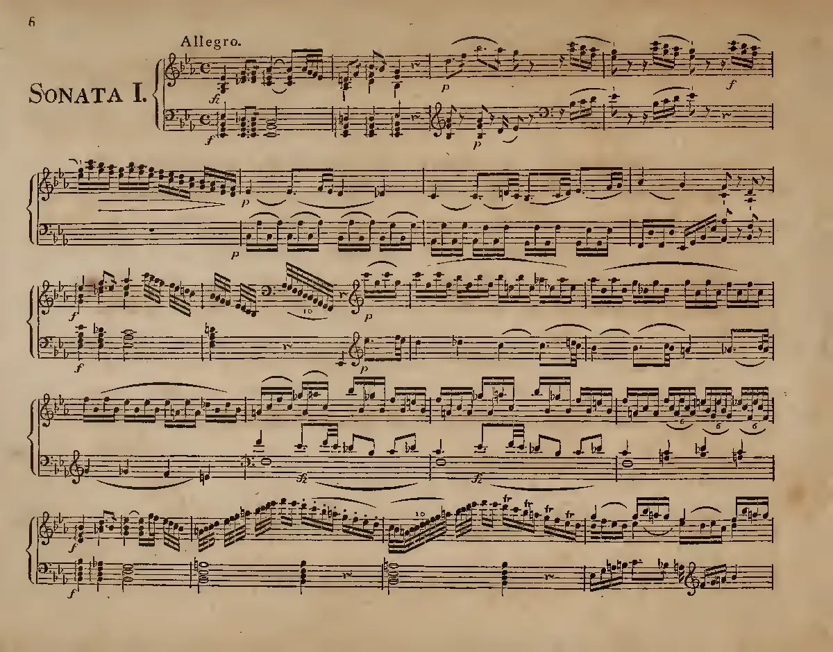 Keyboard Sonata - Page 1