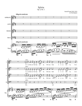 Sylvie, Op. 6, No. 3