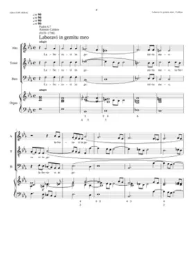 Laboravi in gemitu meo