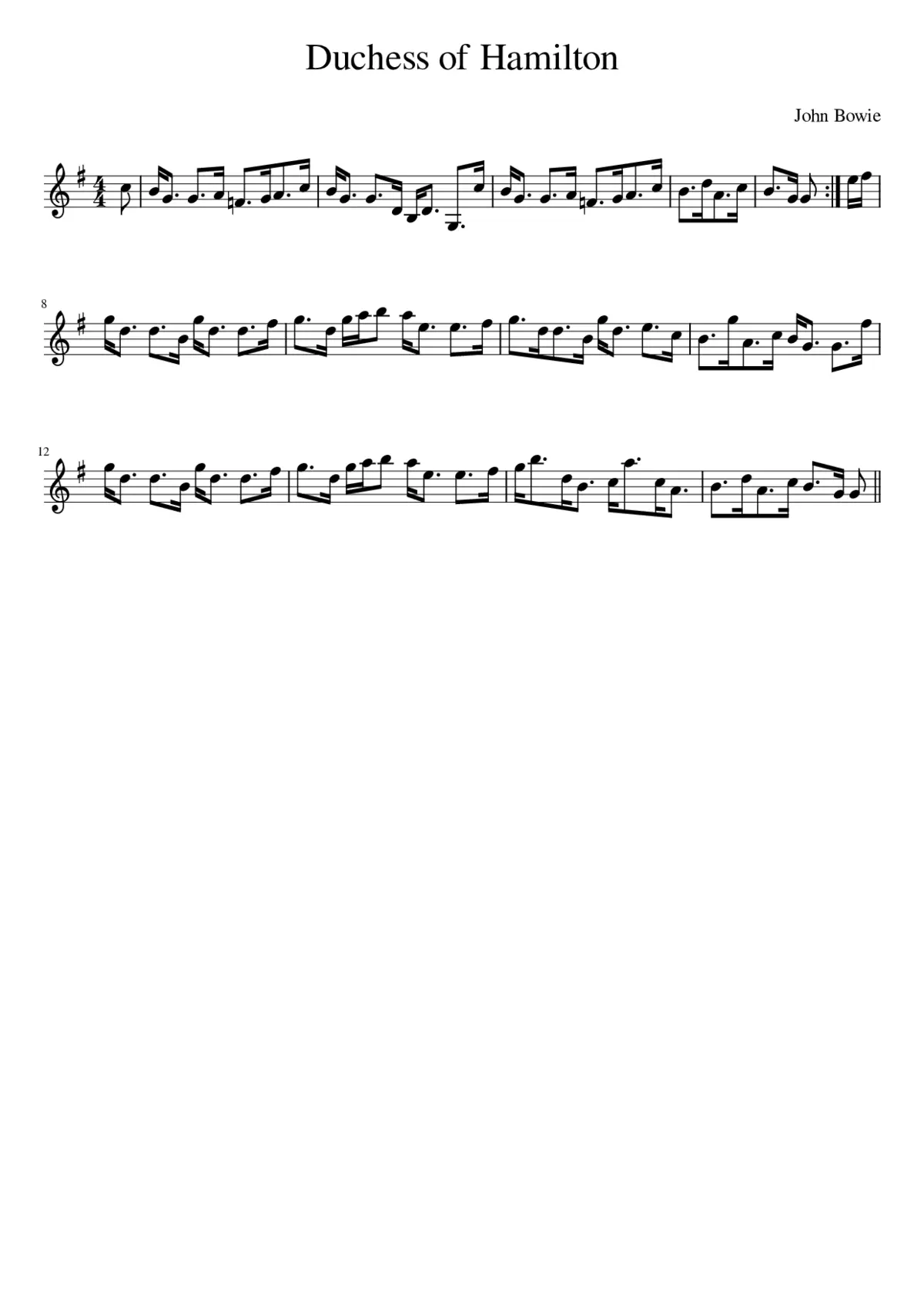 Duchess of Hamilton - Page 1