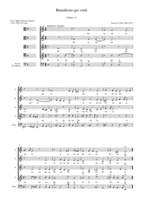 Benedictus qui venit