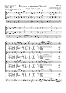 Therefore, ye kingdoms of the earth