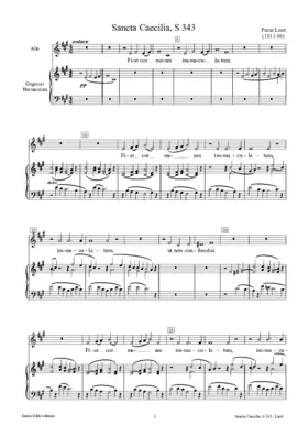 Sancta Caecilia, S. 343