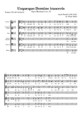 Usquequo Domine irasceris