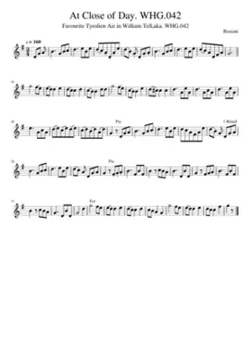 At Close of Day. WHG.042