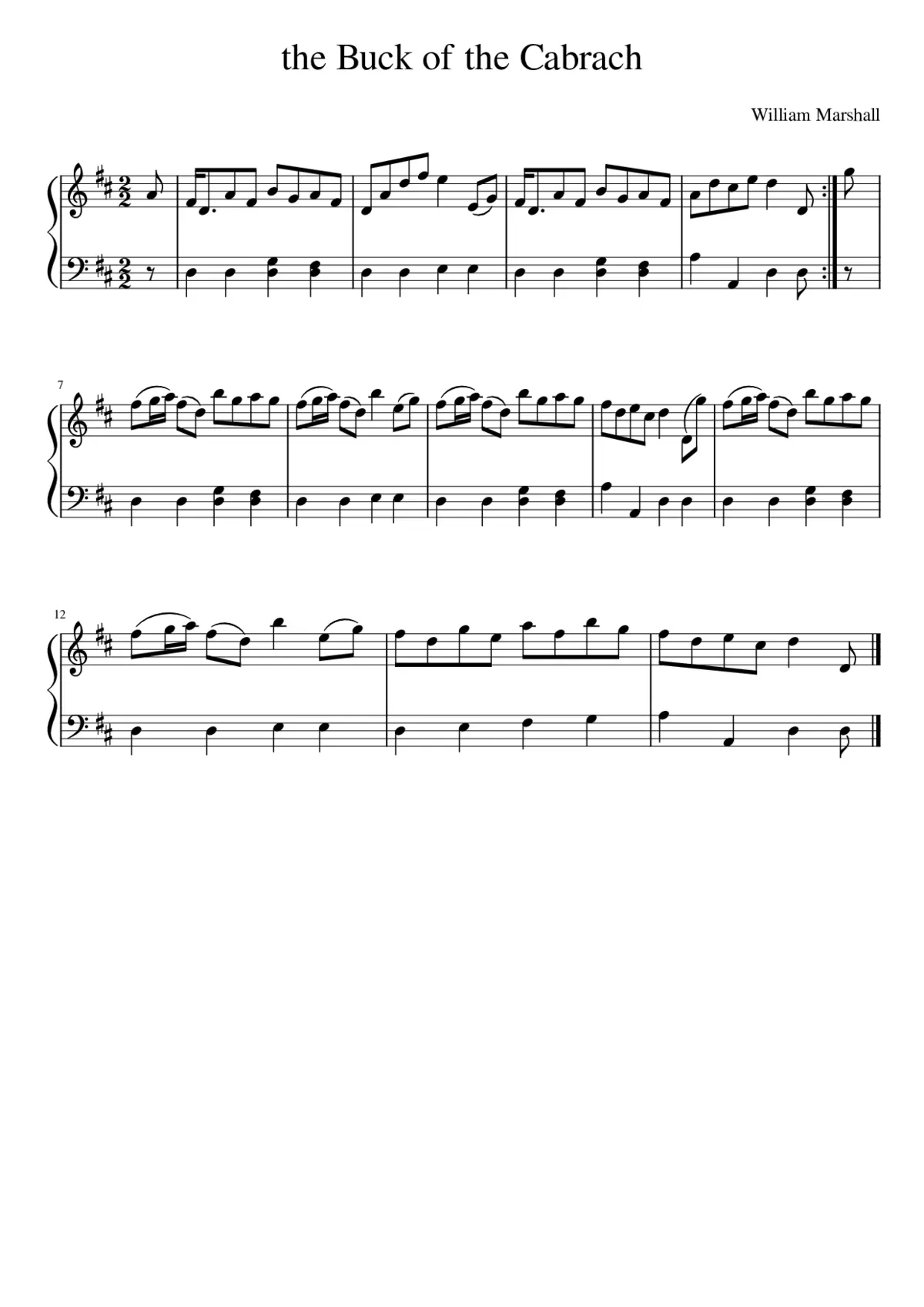 The Buck of the Cabrach - Page 1