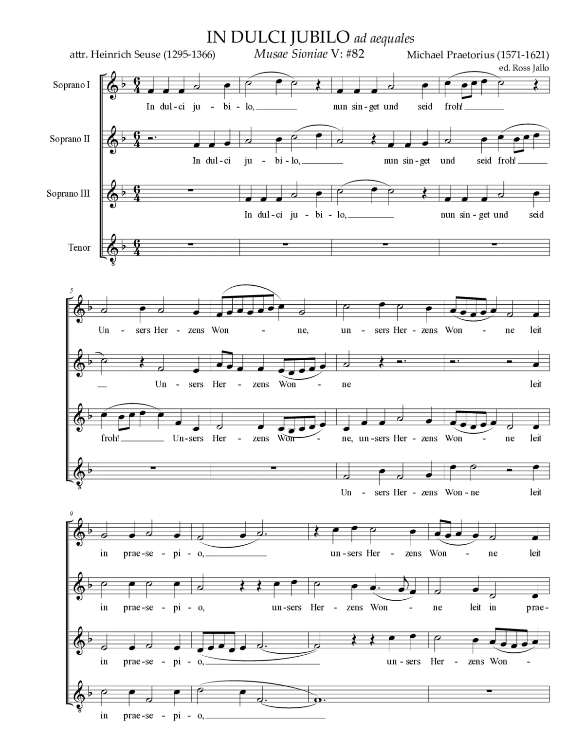 In dulci jubilo III - Page 1