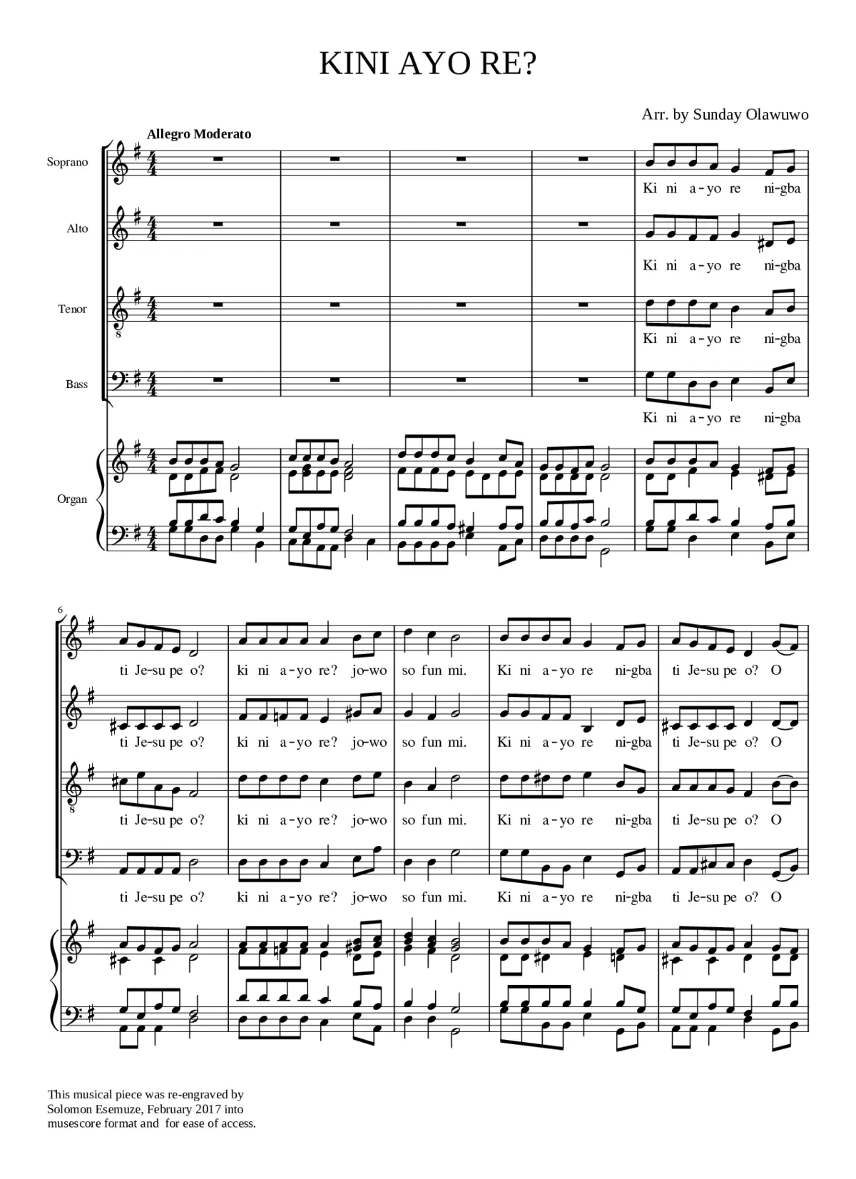 Kini Ayo re? - Page 1